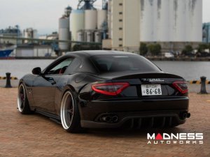 Maserati GranTurismo Custom Wheels - VWS-3 by Vossen - Satin Black/ Matte Silver Barrel